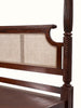 Rattan Elegance Series Hand Carved Solid Wood Poster Bed Frame 171