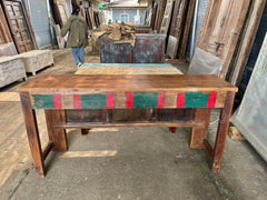 Indian Hand Carved Solid Wood Console Hall Table