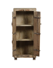 Indian Hand Carved Vintage Reclaimed Wood Cabinet D59