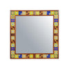 Hand Carved Tile Solid Wood Mirror Frame 106