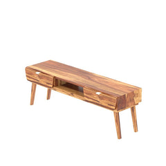 The Attic Hand Carved Mango Wood TV Unit Brown 72
