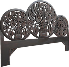 Hand Carved King Size Bed Headboard Bed Head H8