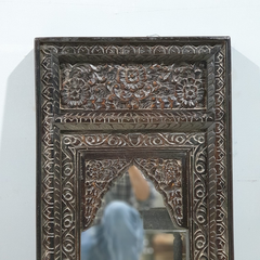 Handcrafted Indian Furniture Carved Wooden Mirror Frame 37X7X77CM