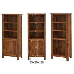 The Attic Alaska Solid Wood Bookcase Honey