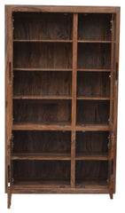 MADE TO ORDER Avalon Solid Wood Display Large Cabinet 120x40x200 cm