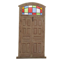 Indian Vintage Antique Handcrafted Reclaimed Wood Door 46