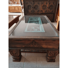 Indian Hand Carved Solid Wood Coffee Table C14
