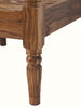 Indian Hand Carved Sheesham Wood Poster Bed Frame 172