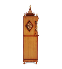 Large Sized Handmade Solid Wood Home Temple In Brown