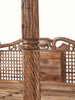 Indian Hand Carved Sheesham Wood Poster Bed Frame 172