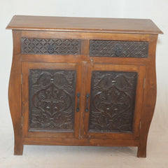 French Colonial Hand Carved Solidwood sideboard Brown