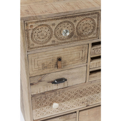 The Attic Duns Wooden Chest of Drawer Natural