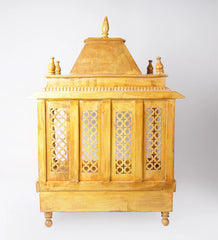 Sheesham Wood Handmade Mandir Home Temple In Natural