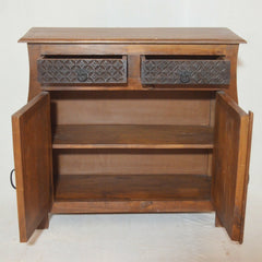 French Colonial Hand Carved Solidwood sideboard Brown