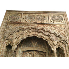 Indian Vintage Antique Handcrafted Reclaimed Wood Door 47