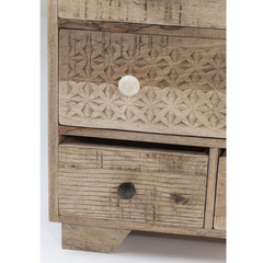 The Attic Duns Wooden Chest of Drawer Natural