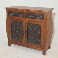 French Colonial Hand Carved Solidwood sideboard Brown