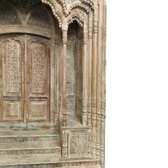 Indian Vintage Antique Handcrafted Reclaimed Wood Door 47