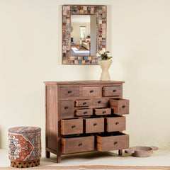 Indian Solid Wood Handmade Chest of Drawers