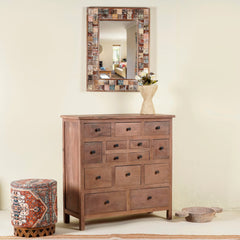 Indian Solid Wood Handmade Chest of Drawers