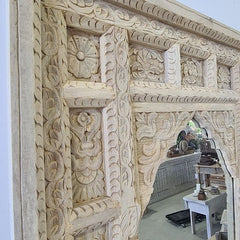 Mehrab Hand Carved Solid Wooden Mirror Frame 39