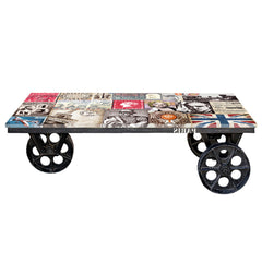 The Attic Jack Metal Centre Table Black