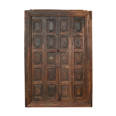 Indian Vintage Antique Handcrafted Reclaimed Wood Door 48
