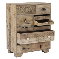 The Attic Duns Wooden Chest of Drawer Natural