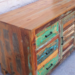 Recycled Reclaimed wood Sideboard 150cm Rustic