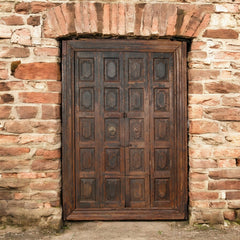 Indian Vintage Antique Handcrafted Reclaimed Wood Door 48