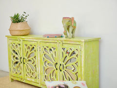 Kalah Hand Carved Solid Wooden Sideboard Buffet 180x90x40cm KLA0136  -  