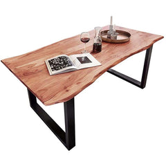 The Attic Live Edge Dining Table Honey 200 Cm