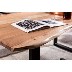 The Attic Live Edge Dining Table Honey 180 Cm