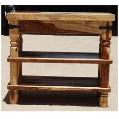 Appalachian Rustic 3-Tier Hall Console Table