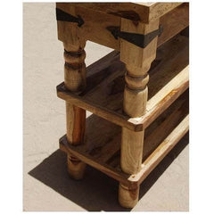 Appalachian Rustic 3-Tier Hall Console Table