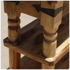 Appalachian Rustic 3-Tier Hall Console Table