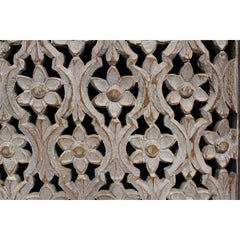 Indian Handmade Solid Wood 4 Door Carved Sideboard