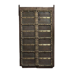 Indian Vintage Antique Hand Carved Reclaimed Teak Wood Door 139