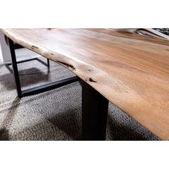 The Attic Live Edge Dining Table Honey 200 Cm