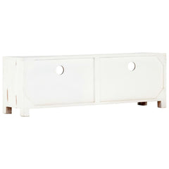 AVALON Solid wood 3DrawerTv Unit Whitewash 120cm