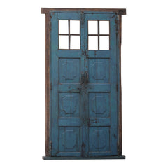 Indian Vintage Antique Handcrafted Reclaimed Wood Door 50