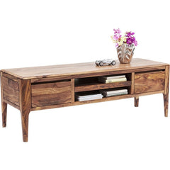 Boston Taper Contemporary Solid Wood TV Unit Natural 145x50x50cm