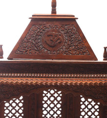 Sheesham Wood Handmade Mandir Home Temple In Brown