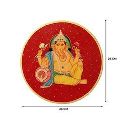 Traditional Rajasthani Hand Painted Wall Decor Plates 22