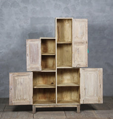 Indian Hand Carved Solid Wood Cabinet D65