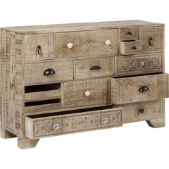 The Attic Duns Wooden Chest of Drawer Natural