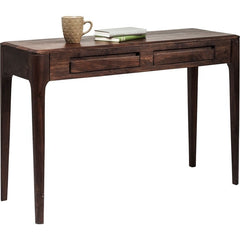 Boston Taper Contemporary Solid Wood Console Table Hall way Table Walnut