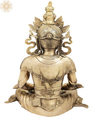 Indian Buddha Tibetan Buddhist Buddha In Brass Statue