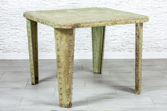 Indian Hand Industrial Lava Hall Table Coffee Table 61x61x61cm Golden