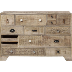 The Attic Duns Wooden Chest of Drawer Natural